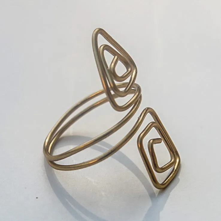 Square/Triangle Adjustable Wire Ring (click for other colors & sizes)