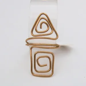 Square/Triangle Adjustable Wire Ring (click for other colors & sizes)