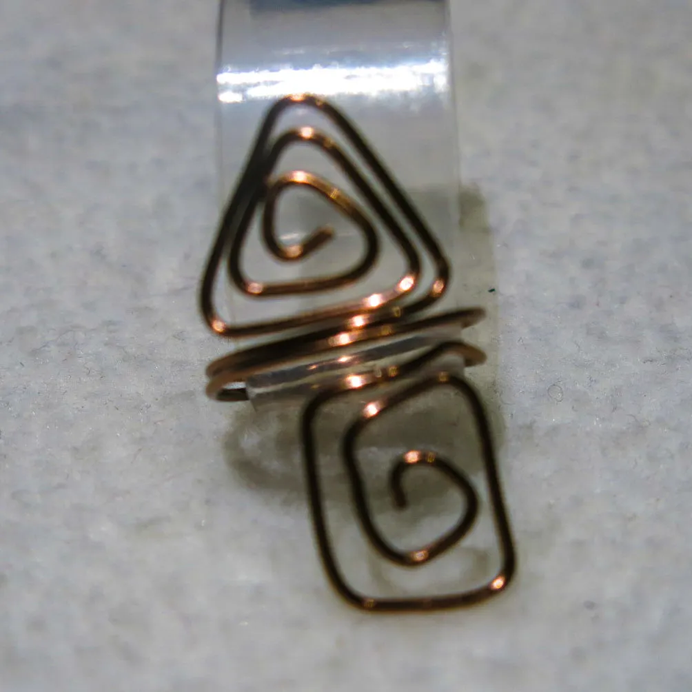 Square/Triangle Adjustable Wire Ring (click for other colors & sizes)