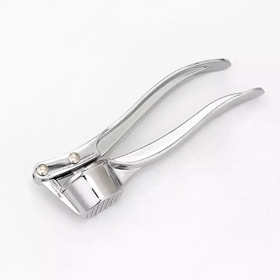 Stainless Steel Garlic Press Crusher, Ginger  Mincer, Ginger Squeezer Masher Handheld Ginger Micer