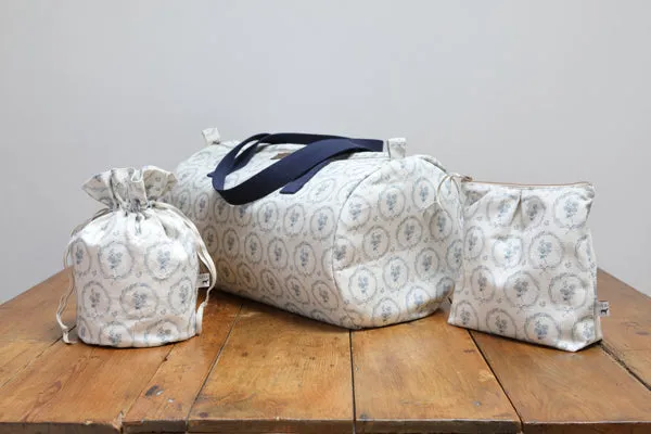 Storm Blue Britta Wreath Weekender Bag