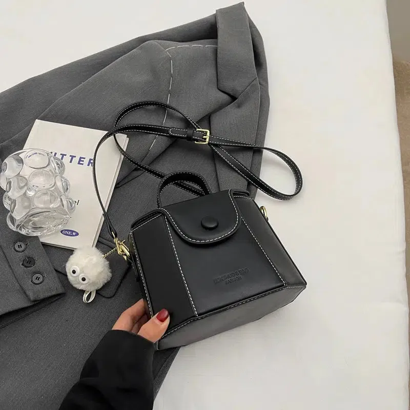 Stylish Box-Shaped Crossbody Bag