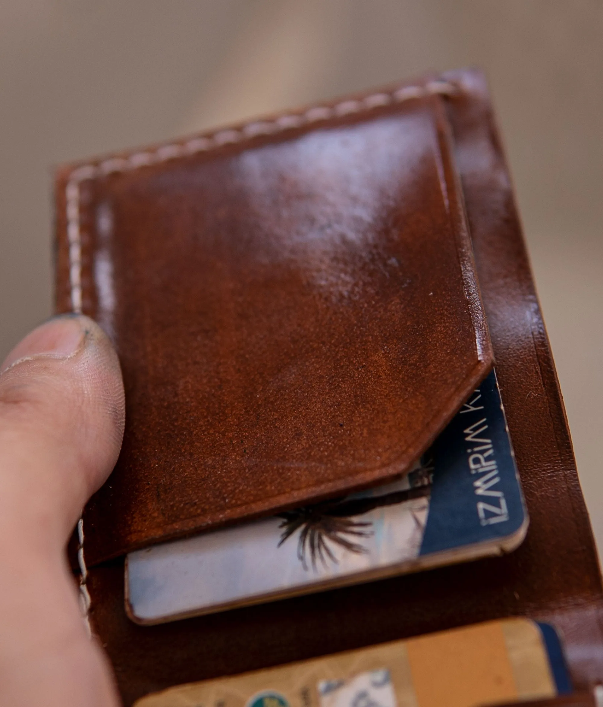 Stylish Leather Wallet - Pregreen