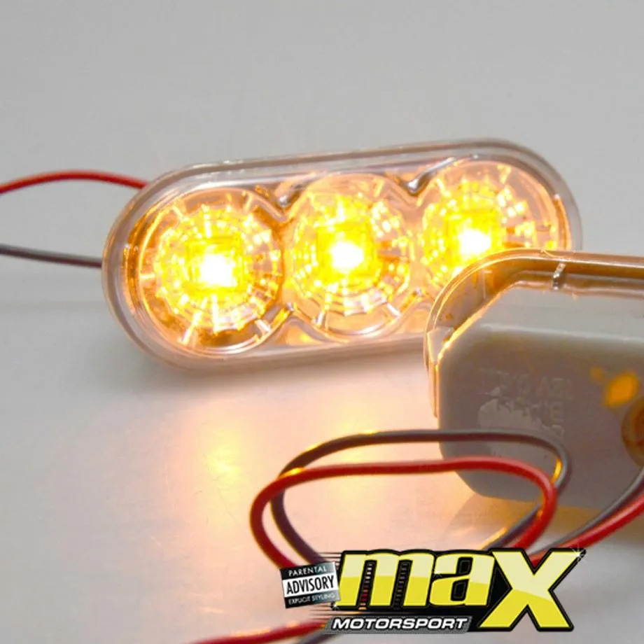 Suitable To Fit - Vw Golf 3 Crystal LED Side Markers