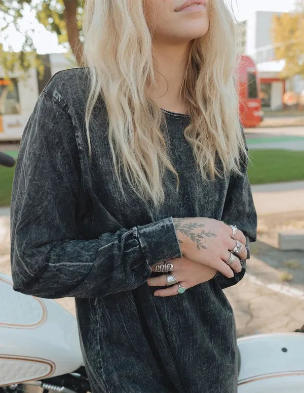 Taylor Dress Washed Black