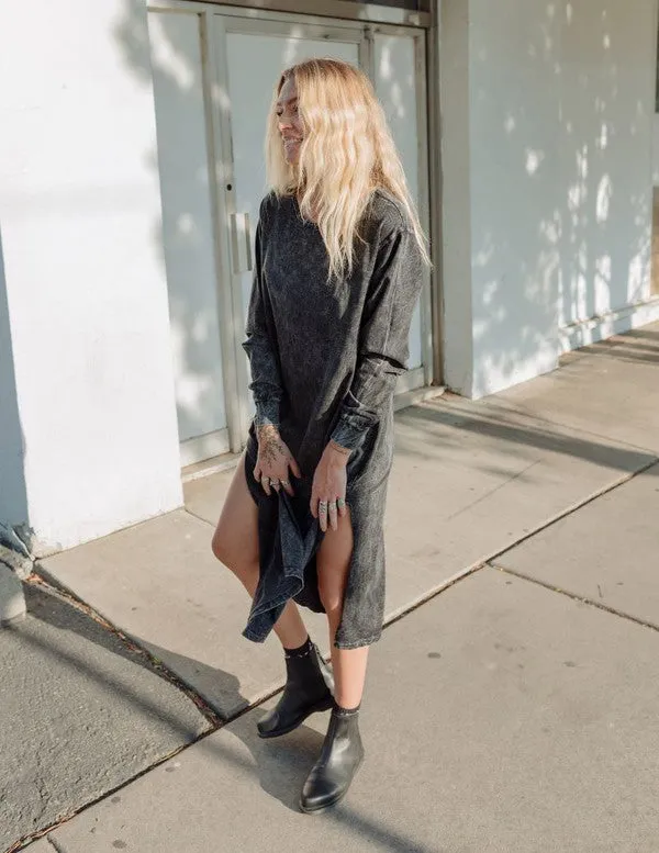 Taylor Dress Washed Black