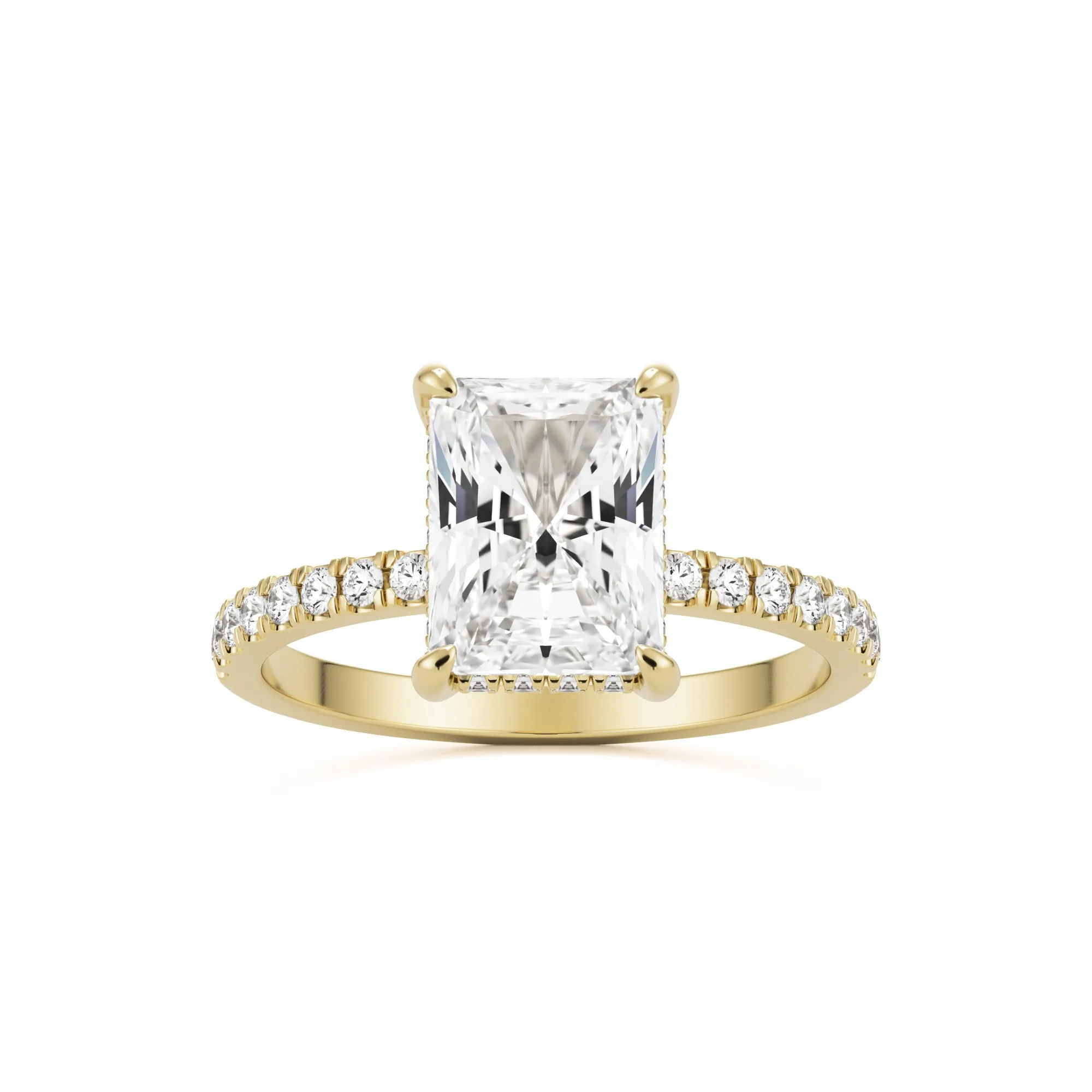 The Radiant Hidden Halo Pavé