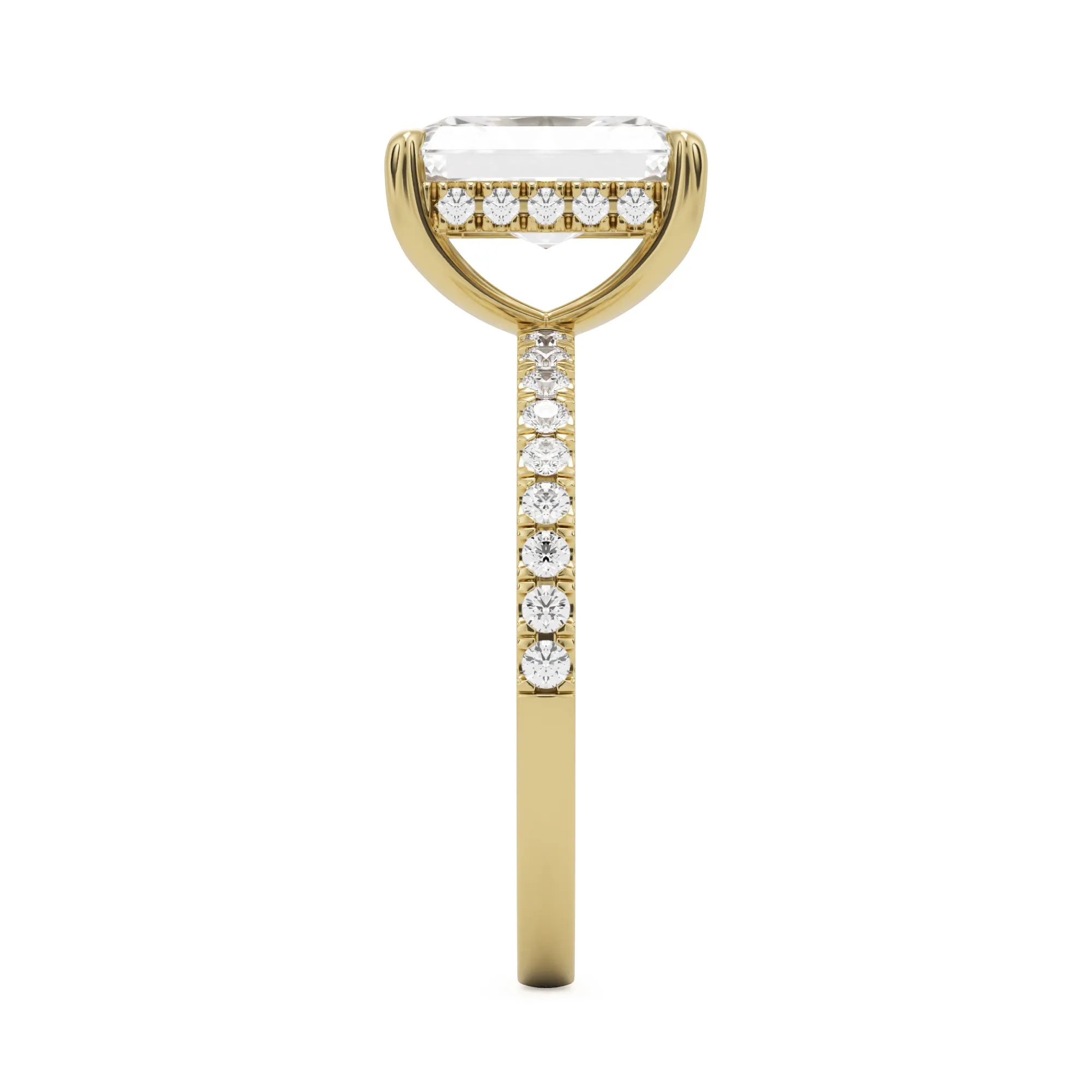 The Radiant Hidden Halo Pavé