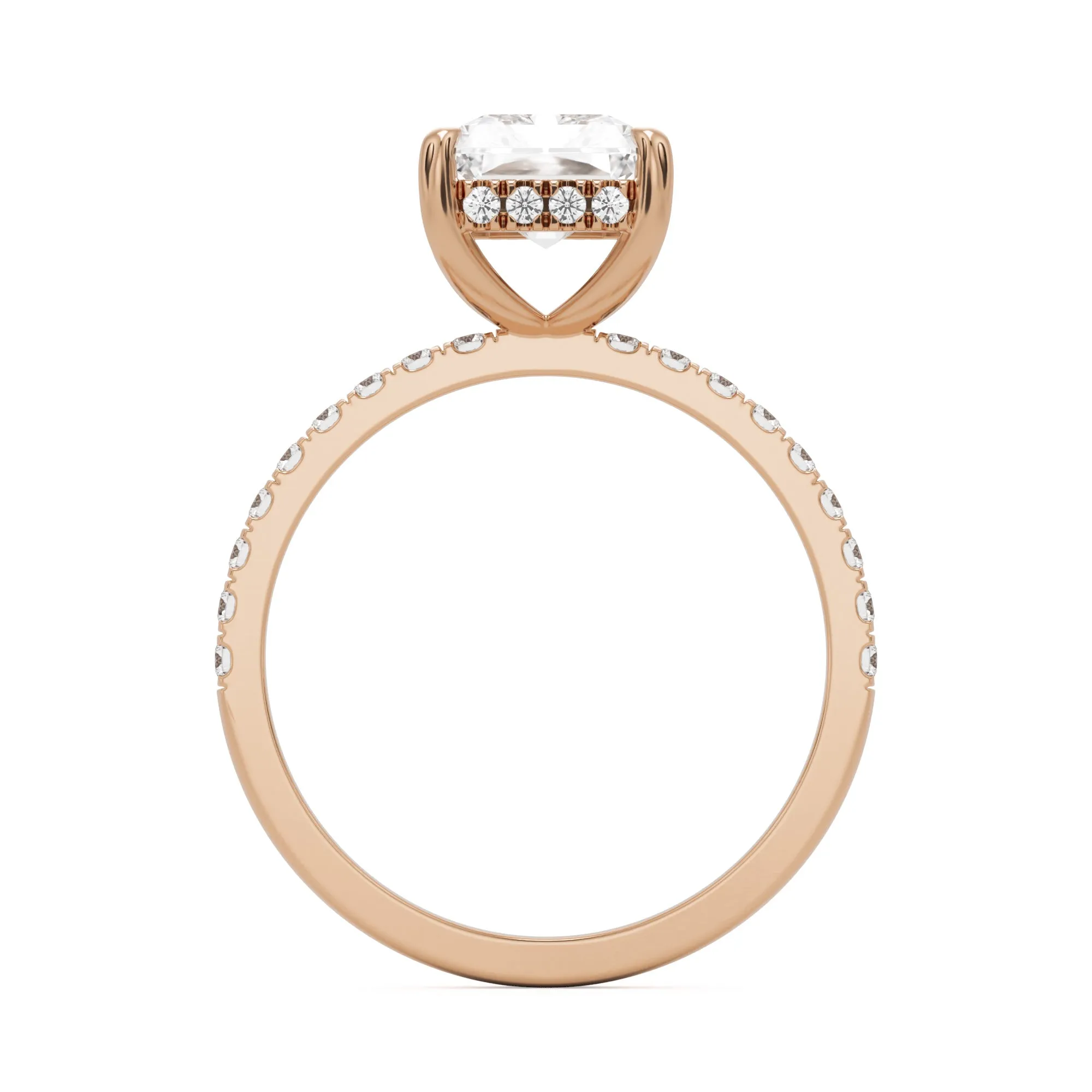 The Radiant Hidden Halo Pavé