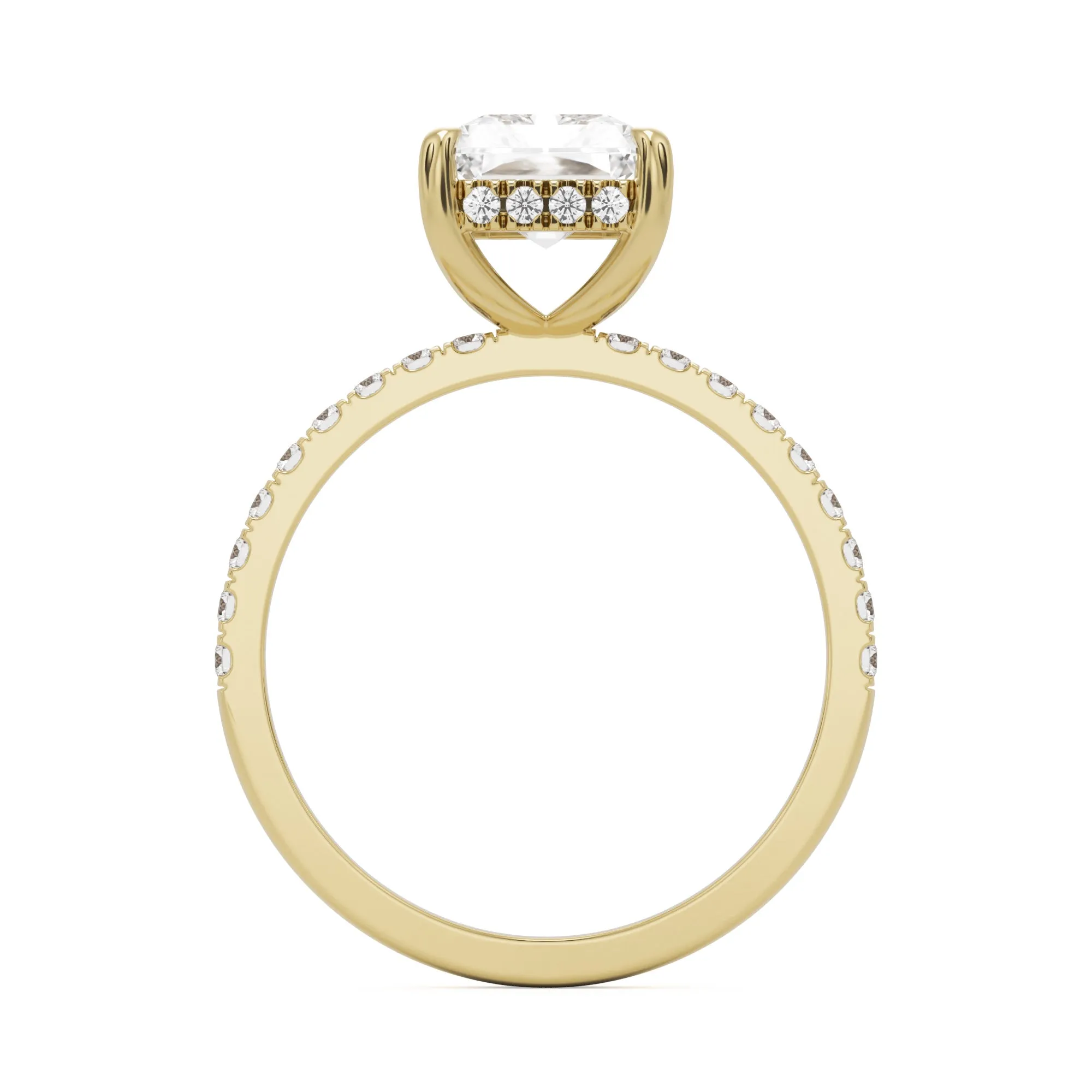 The Radiant Hidden Halo Pavé