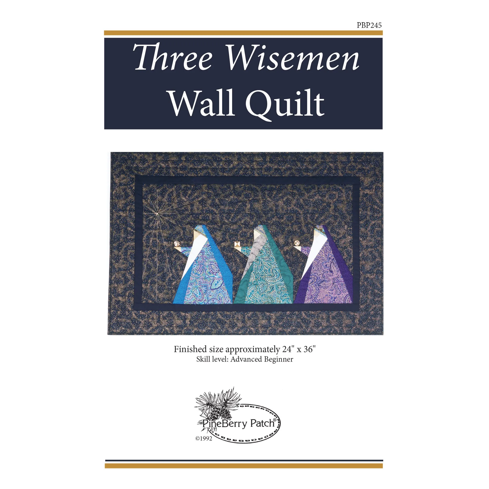 Three Wisemen Quilt Pattern PYP-245w  - Wholesale Product