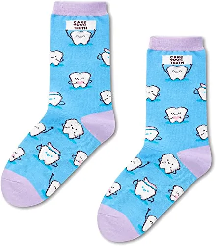 Tooth Socks, Teeth Socks for Women, Dentist Socks, Dental Socks, Dental Assistant Gifts, Dentist Gifts, Teeth Gifts, Tooth Gifts