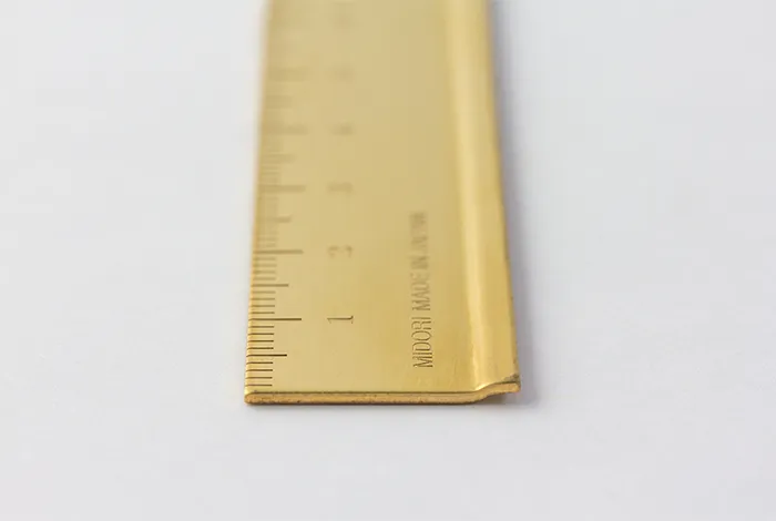 TRAVELER'S COMPANY Brass Ruler