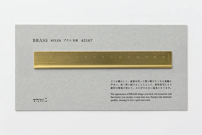 TRAVELER'S COMPANY Brass Ruler