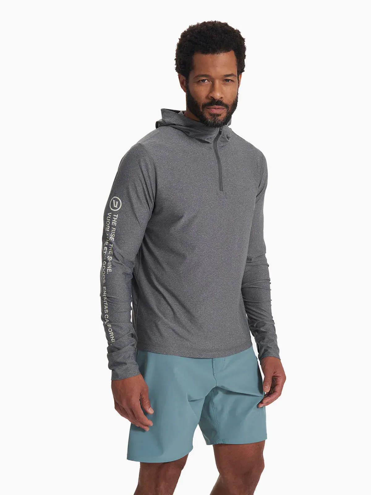 Uluwatu 24 Water Hoodie in Charcoal Heather