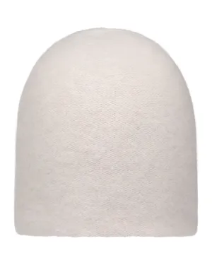 Unisex Double Layer Cashmere Beanie Frost White