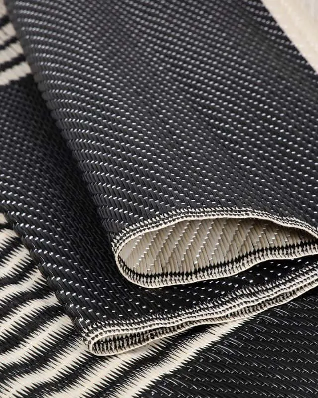 Urban Outdoor Rug Black & Beige | 1010
