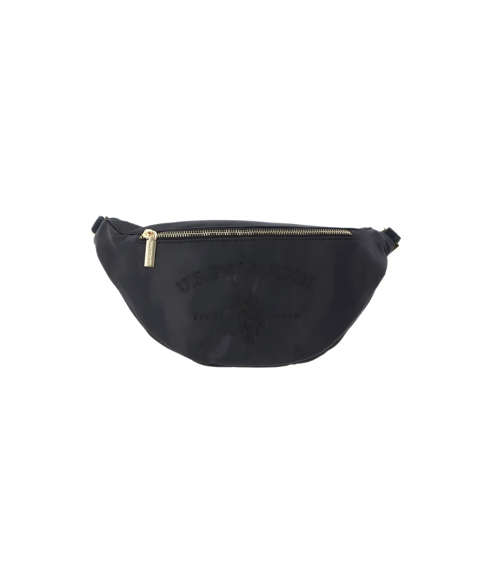 U.S. POLO ASSN. WOMEN SPRINGFIELD WAIST BAG NYLON IN BLACK