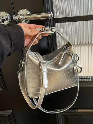 Vvsha Chain Accents Trendy Shoulder Bag