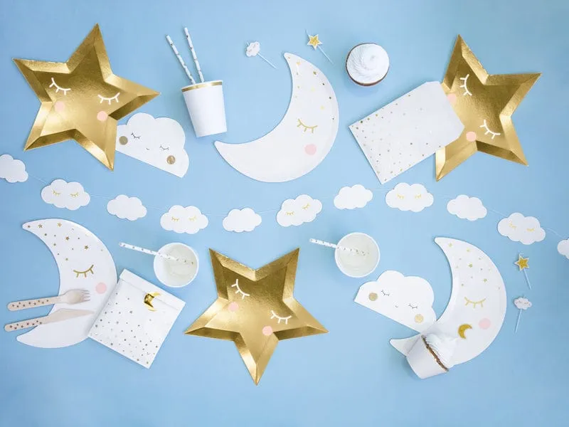 White Cloud Paper Napkins (x20)