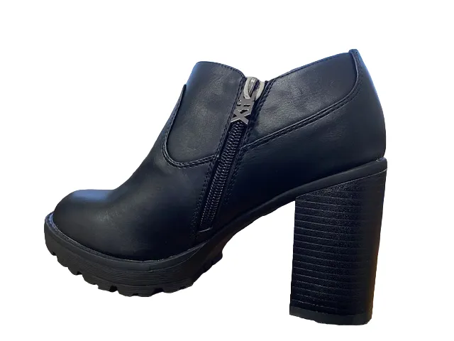 Xti scarpa con tacco da donna Zapato 49546 nero