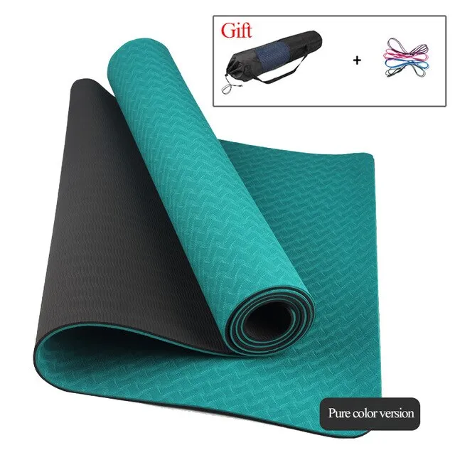 Yoga Mat With Position Line