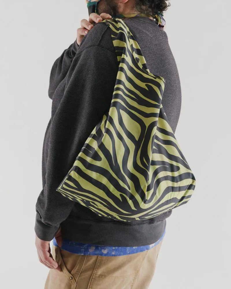 Zebra Olive Standard Baggu